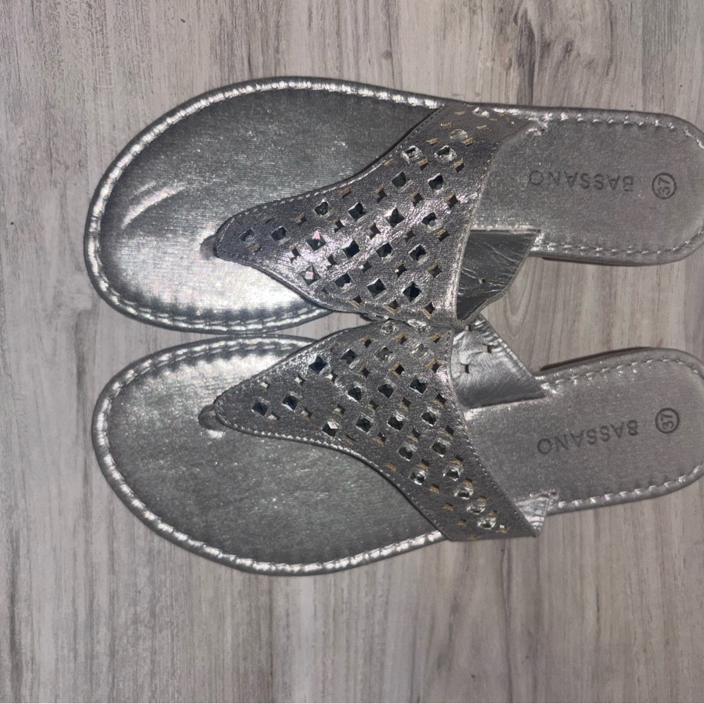 Bassano Silver Sandals